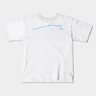 Williams F1 Car Line Art - 2021 Model Kids T-Shirt